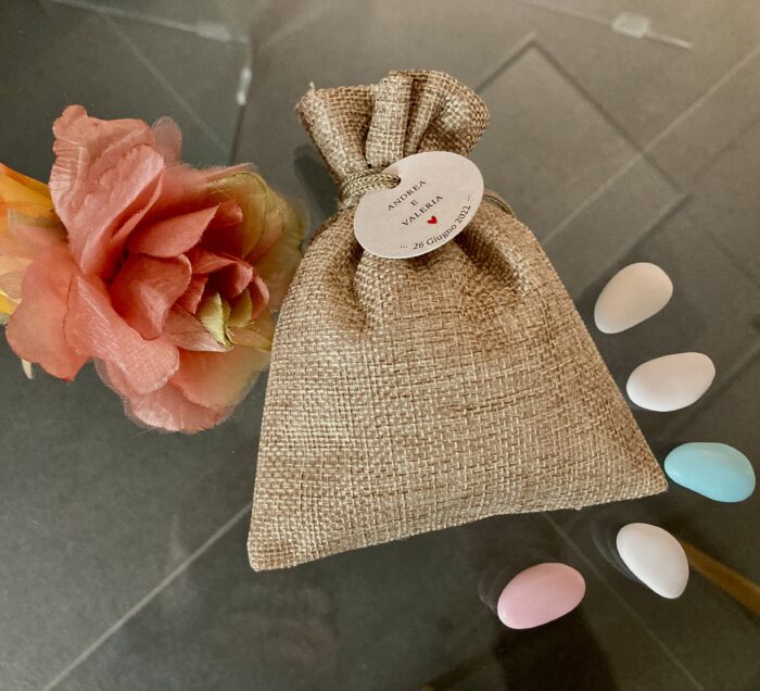 Sacchetto Juta: 10x13 cm - immagine 5