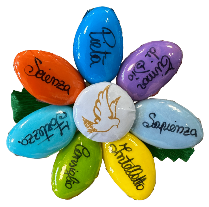Fiore segnaposto colomba
