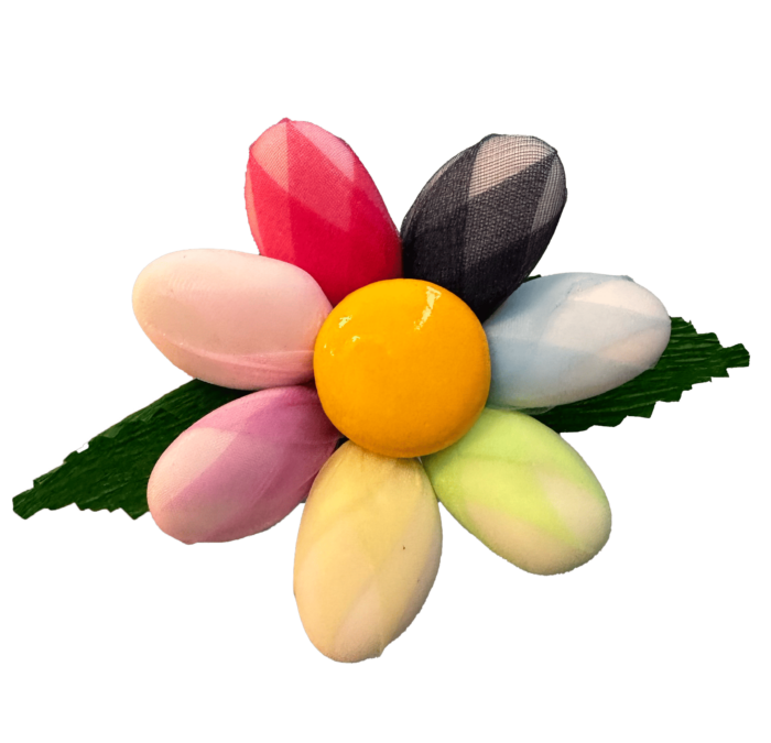 Fiore arcobaleno in tulle